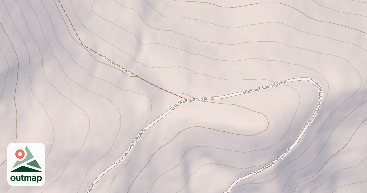 Map of Crestline Trail