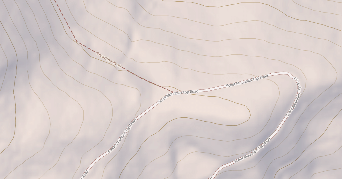 Map preview of Crestline Trail