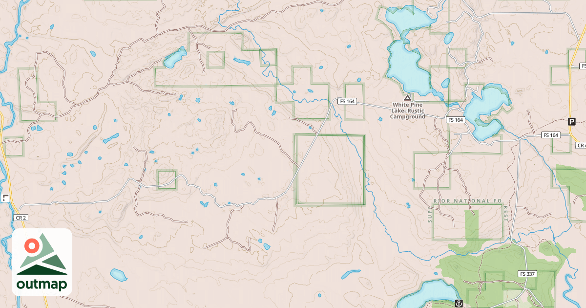 Map of HONEYMOON TRAIL
