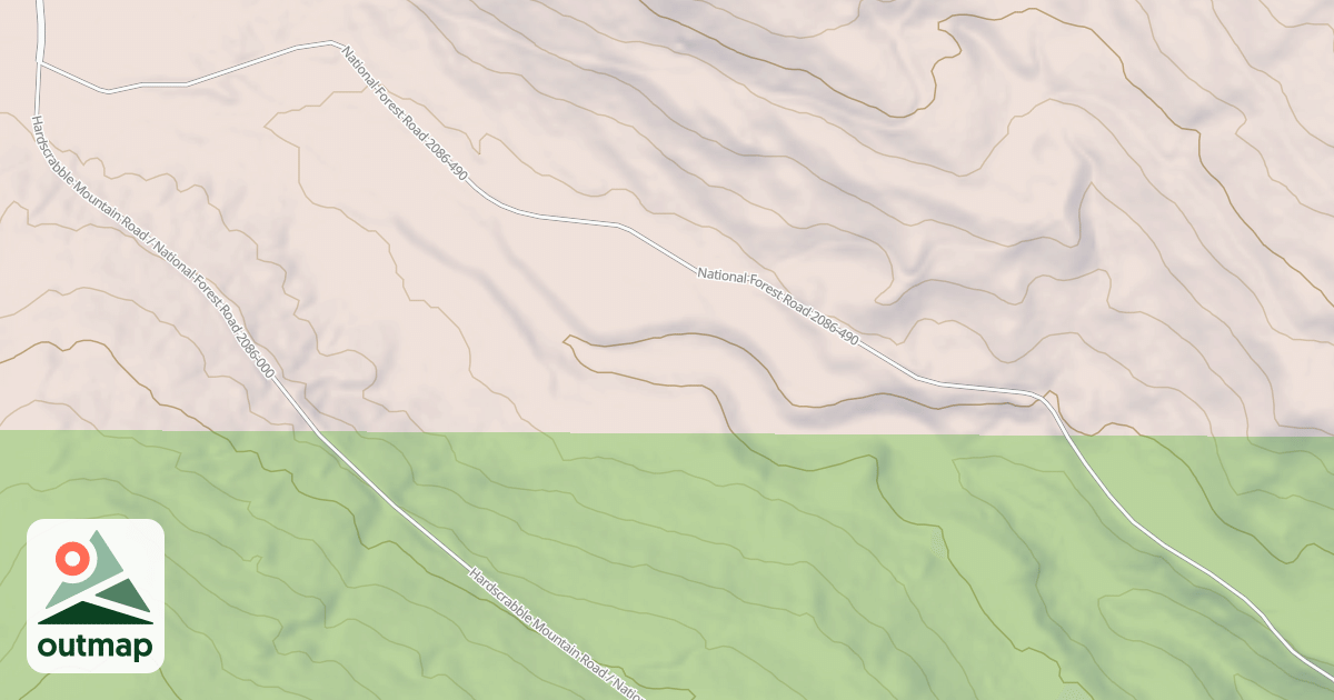 Map of USFS Motor Vehicle Use Map Roads {045F80E4-E2B1-4FC4-9879-B2680A116A32}