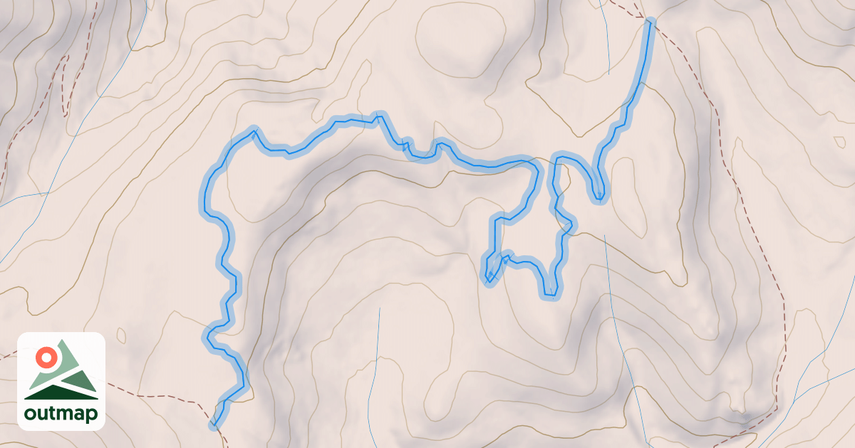 Map of Blair Witch Trail
