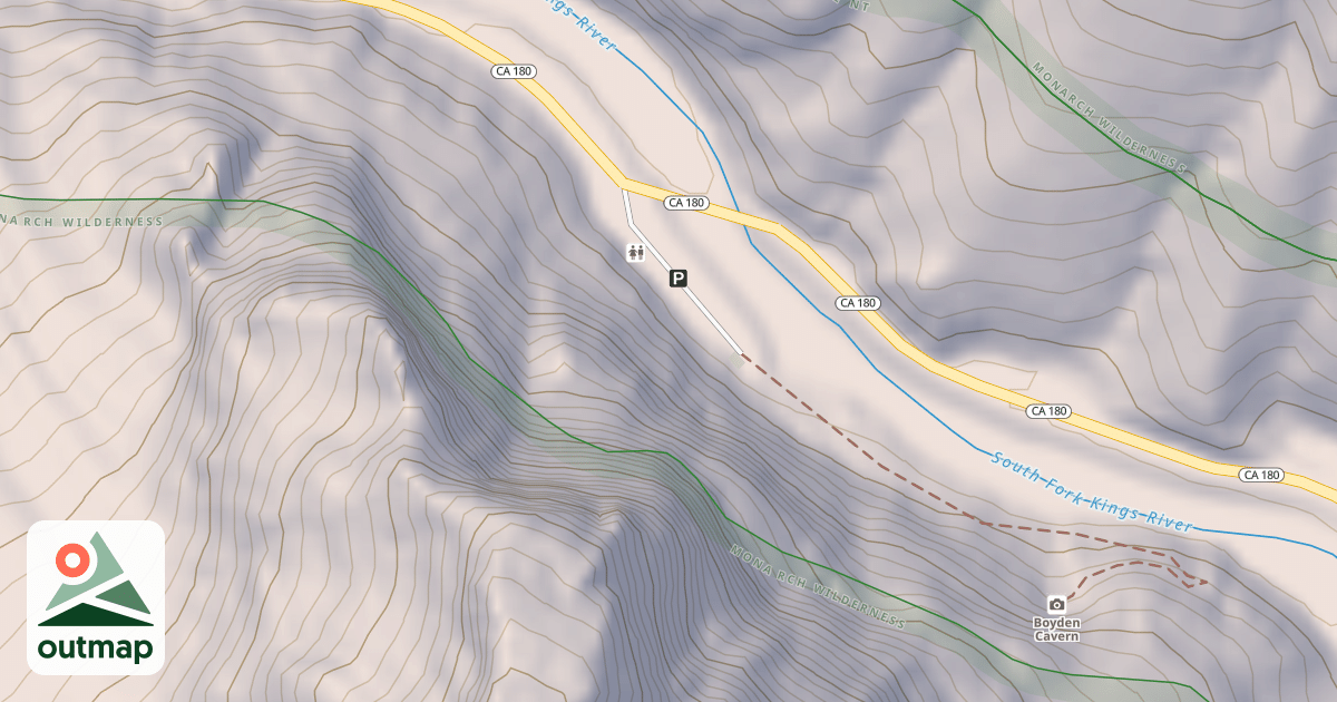 Map of BOYDEN CAVE