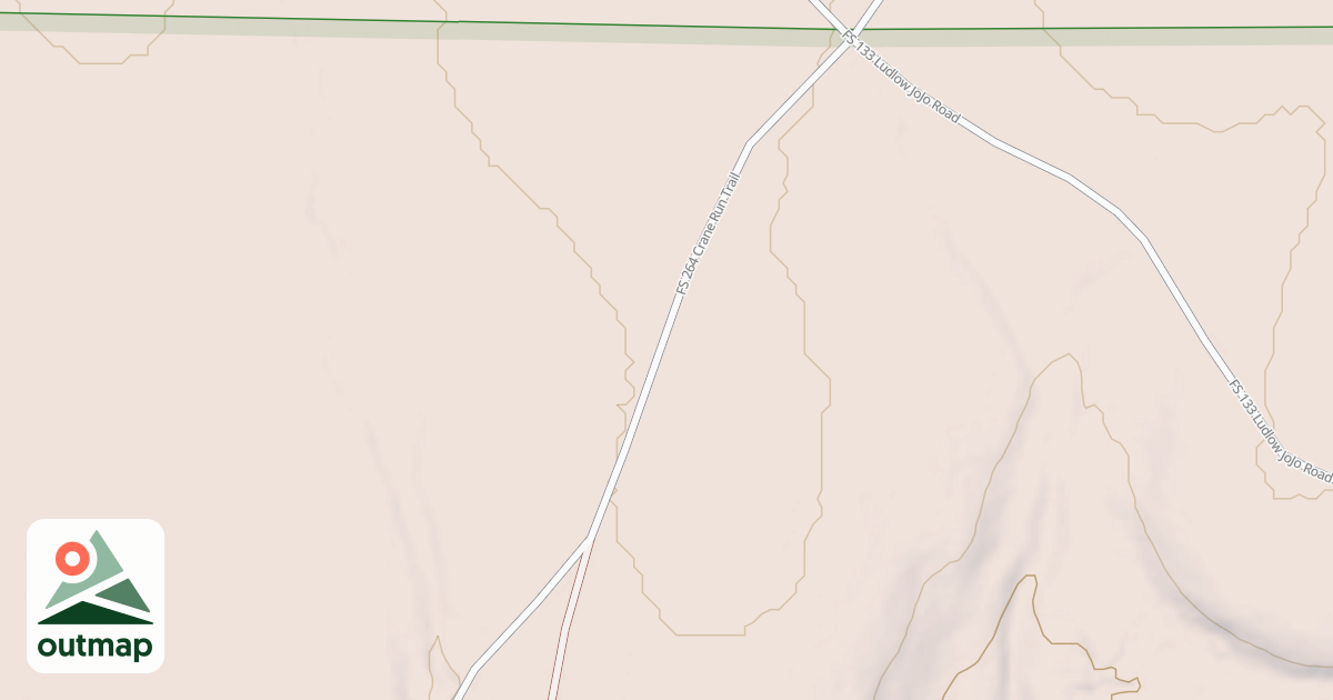 Map of CRANE RUN TRAIL