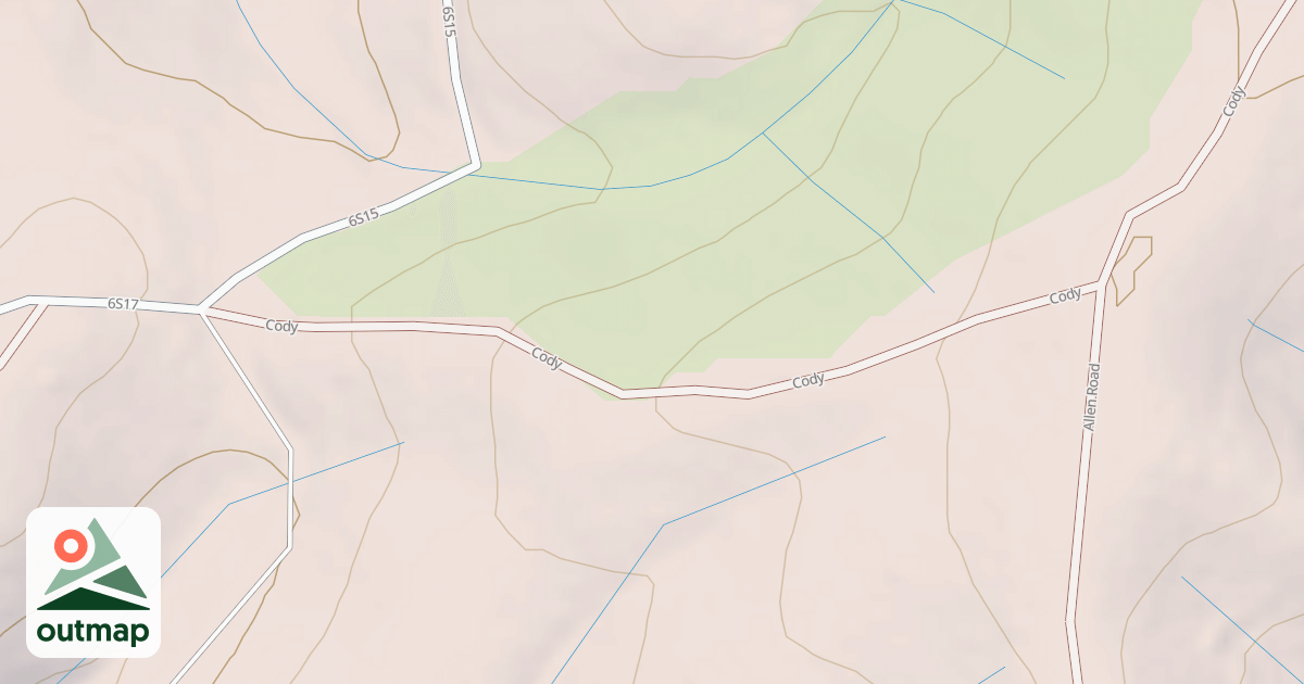 Map of Cody E