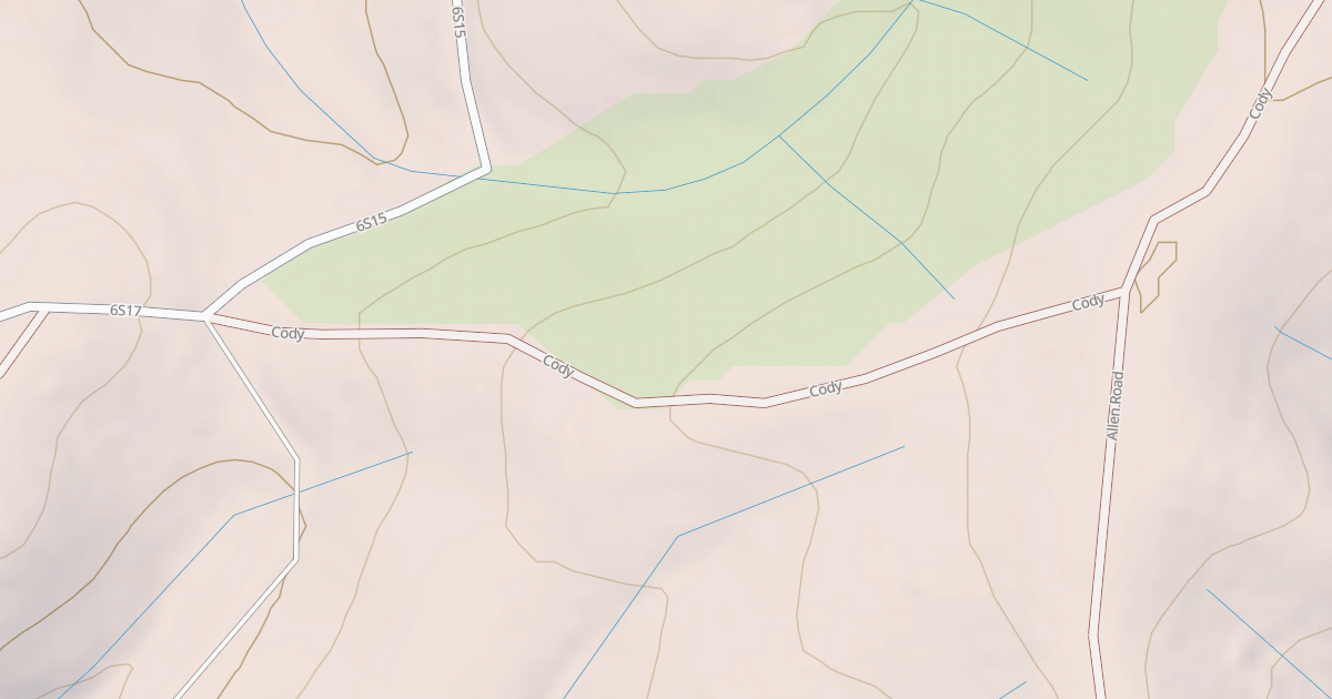 Map preview of Cody E