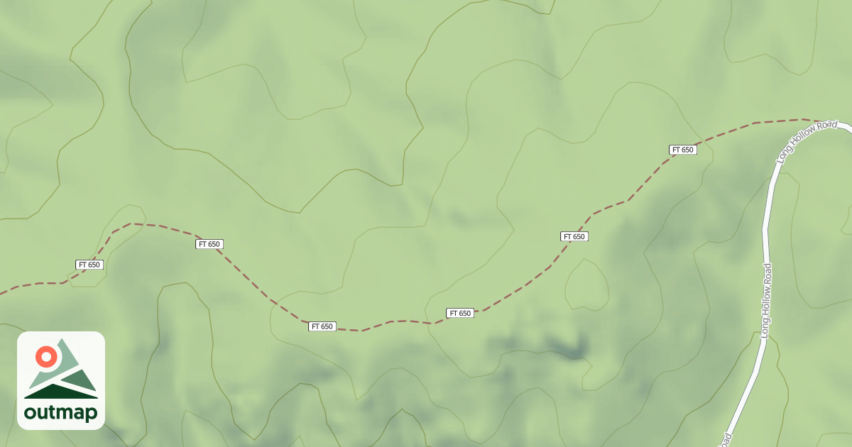 Map of LONG HOLLOW