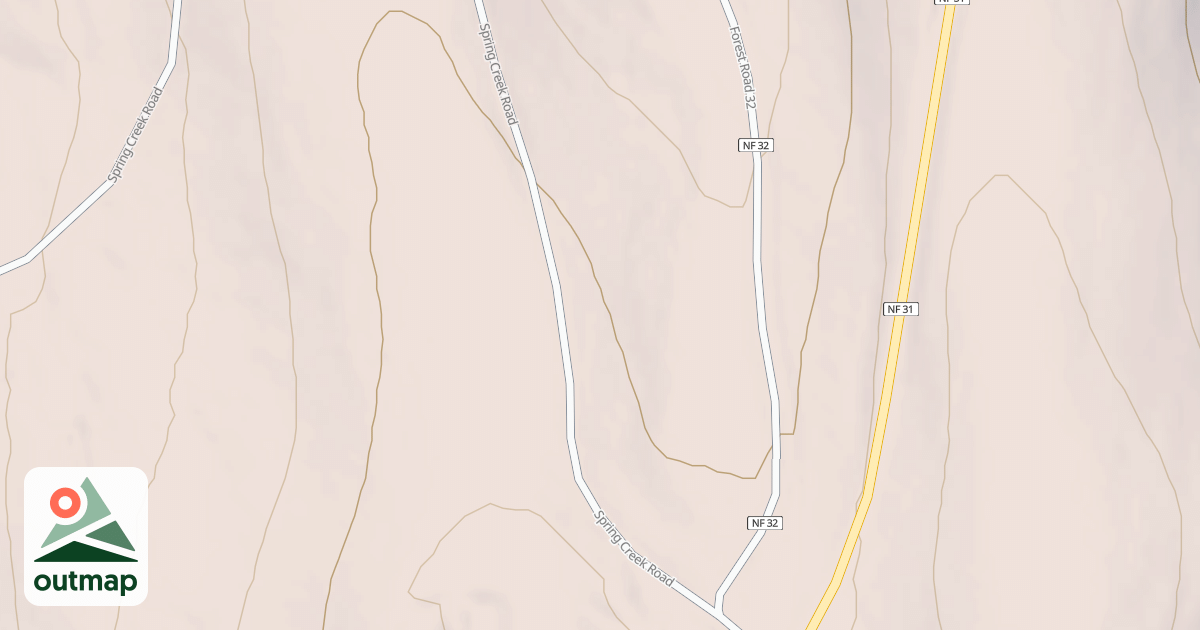 Map of SPRING_CREEK