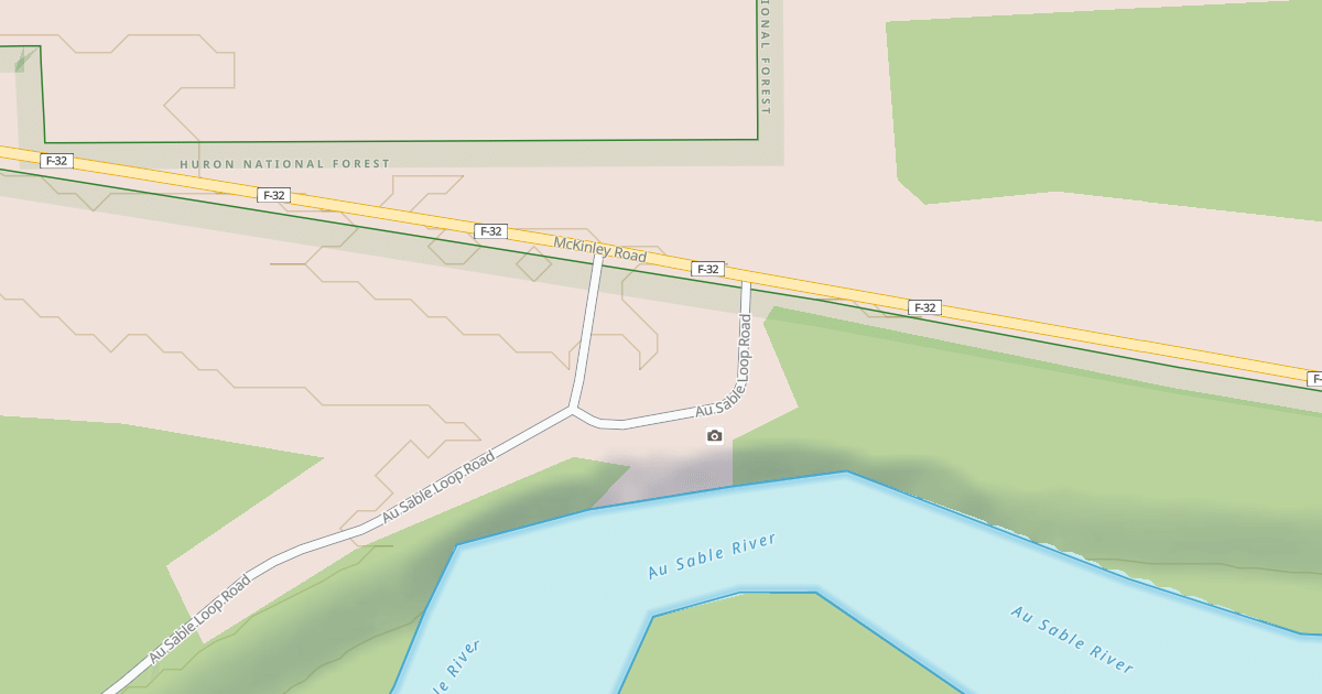 Map preview of AU SABLE LOOK