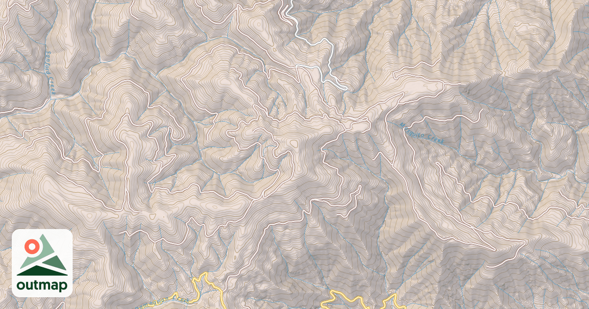 Map of CRESTLINE/DAMN SLATE