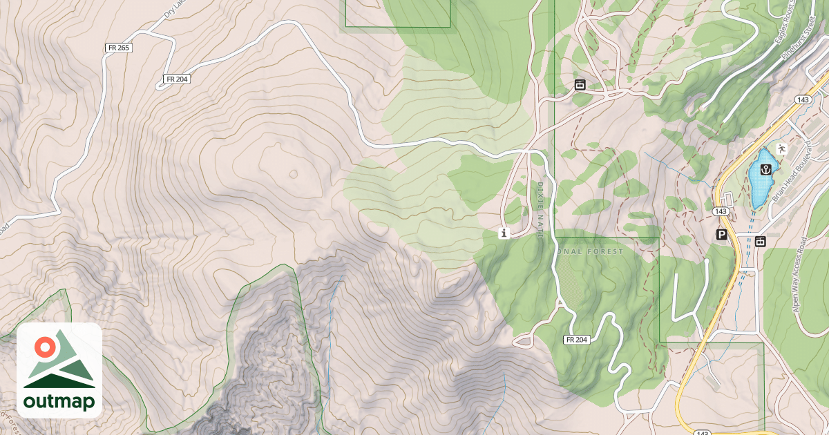 Map of NAVAJO RIDGE