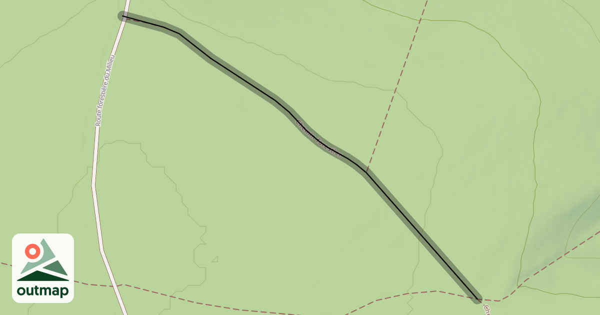 Map of Chemin forestier