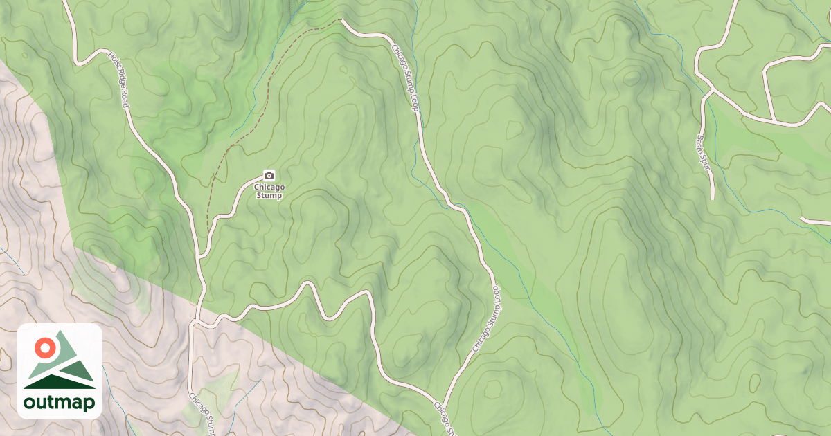 Map of CHICAGO STUMP LOOP