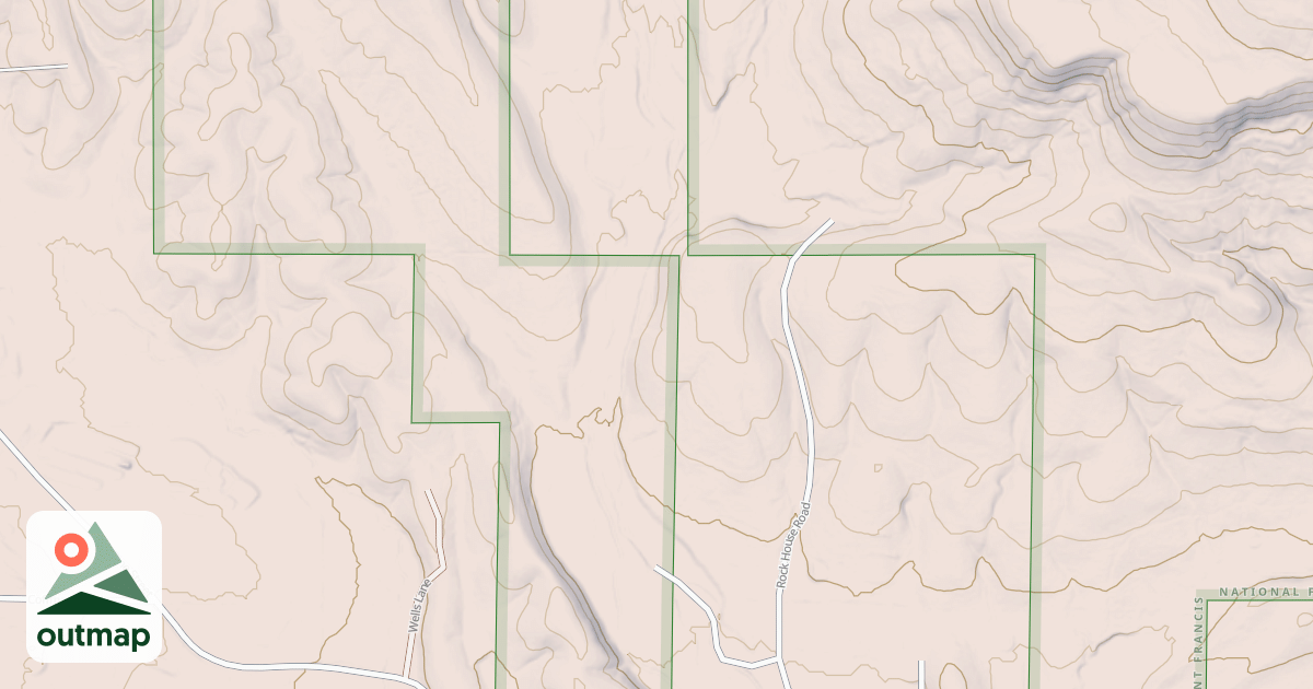 Map of USFS Motor Vehicle Use Map Roads {04D10CDE-8BC1-4917-B037-E83898AC1447}