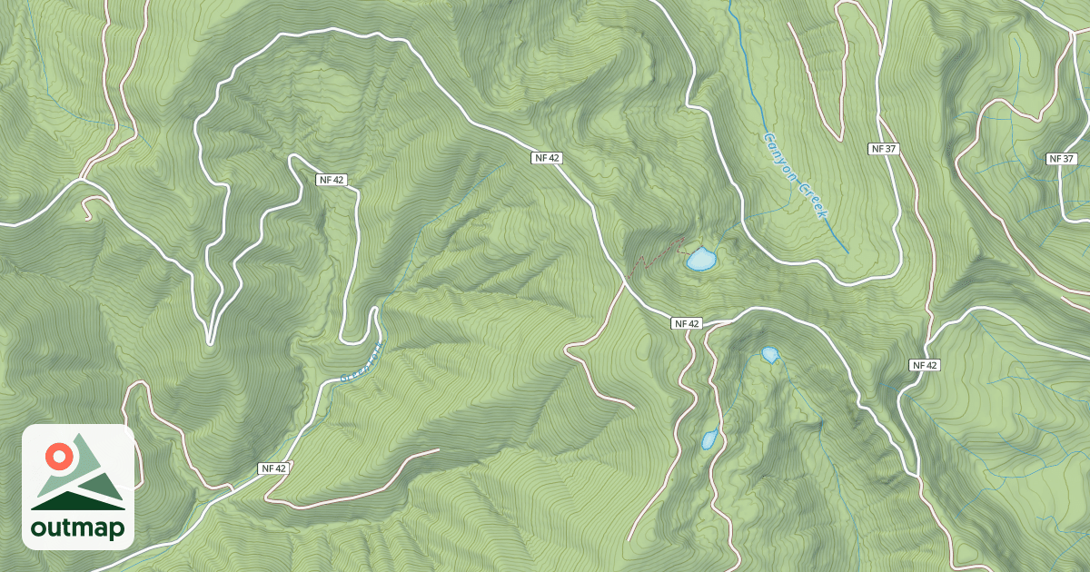 Map of E.FORK LEWIS R