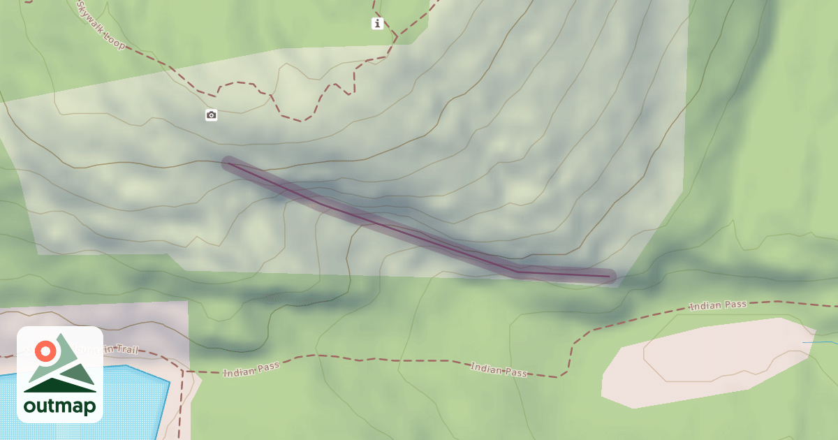 Map of Climbing Crag