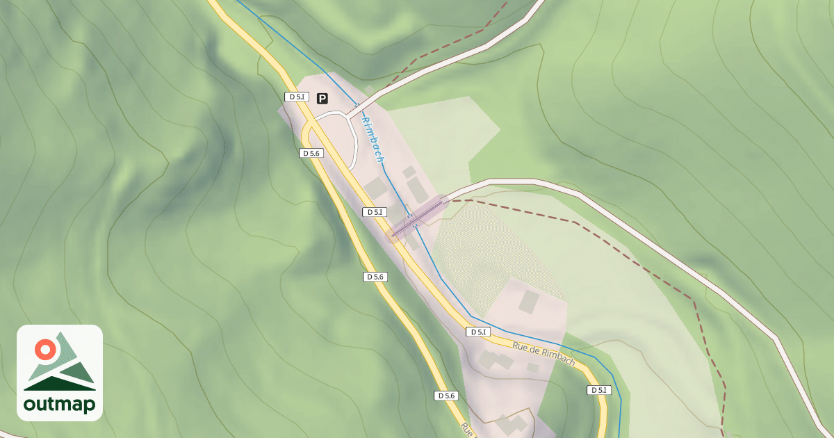 Map of Rue de Rimbach