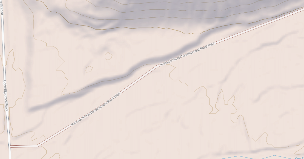 Map preview of EAST FORK