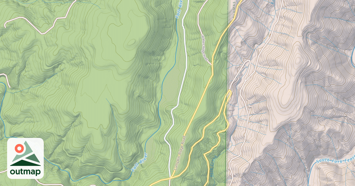 Map of CAMEL PEAK