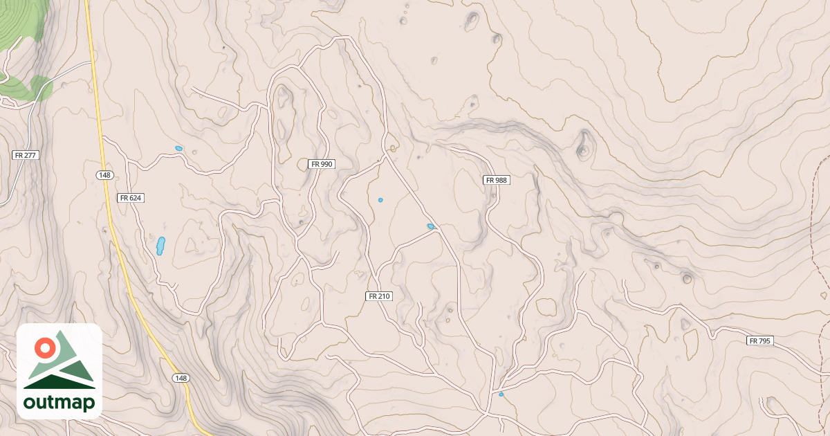 Map of USFS National Forest System Roads {191D2F27-BEF2-4B21-BBA6-7604E1DD9C74}