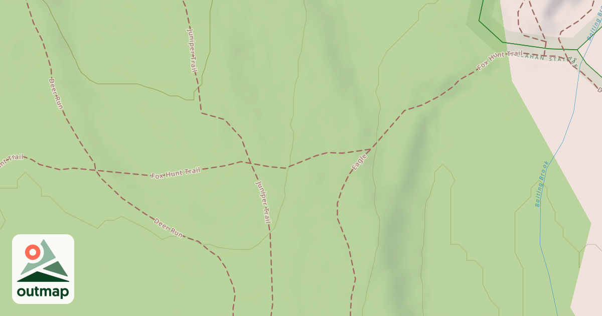 Map of Fox Hunt Trail