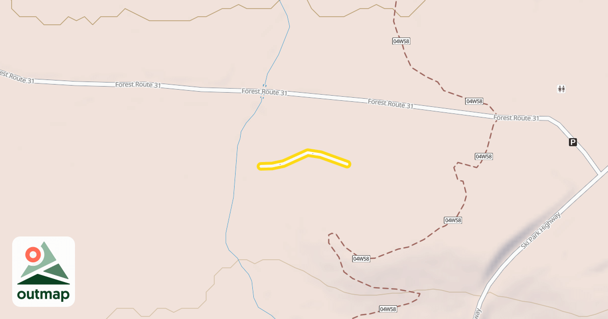 Map of Sugar Pine