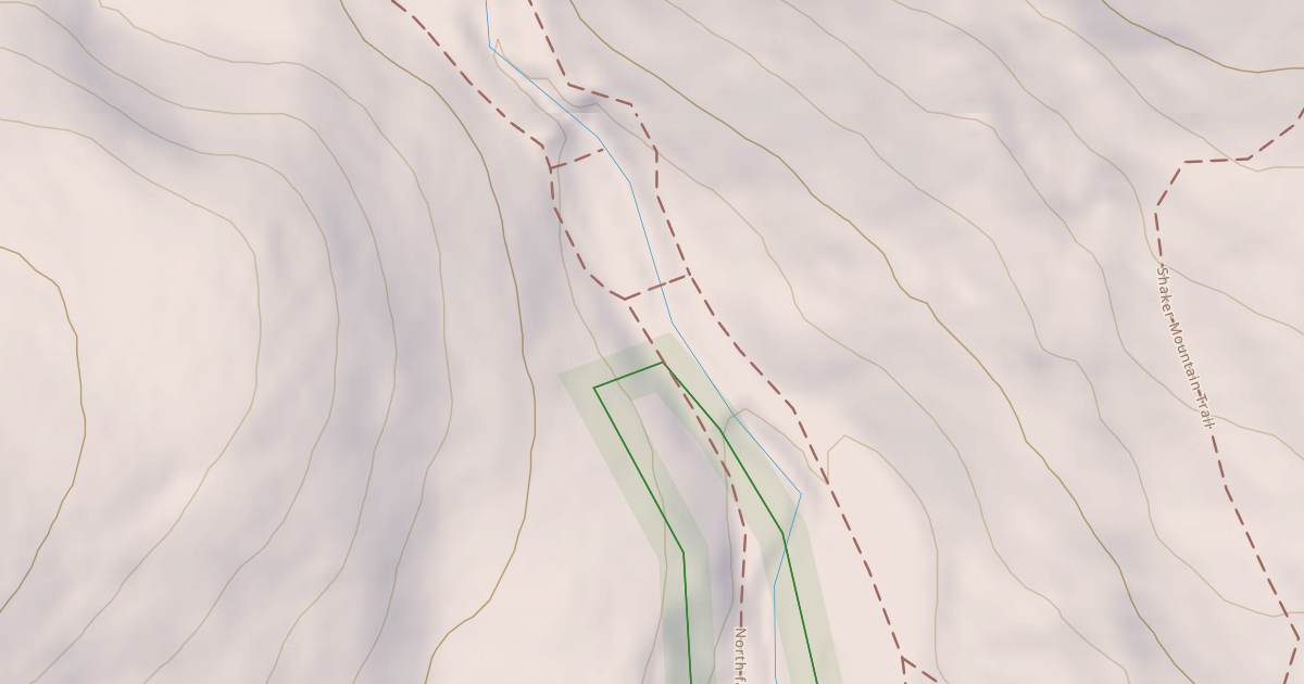 Map preview of Shaker Trail