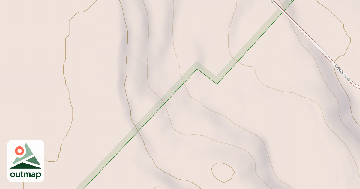 Map of Lost Valley Access Trail #3 in Montgomery