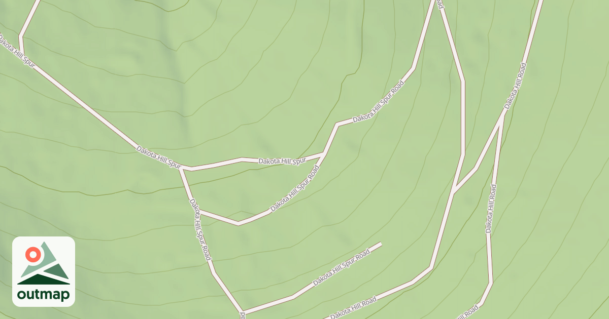 Map of DAKOTA HILL SPUR