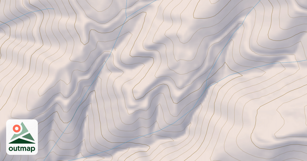 Map of CURL RIDGE