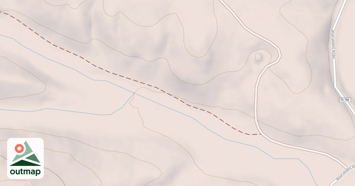 Map of BLAIR POND