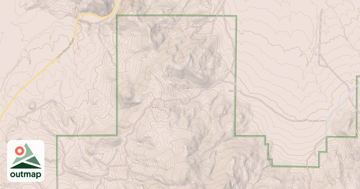 Map of BROAD HOLLOW in Box Elder