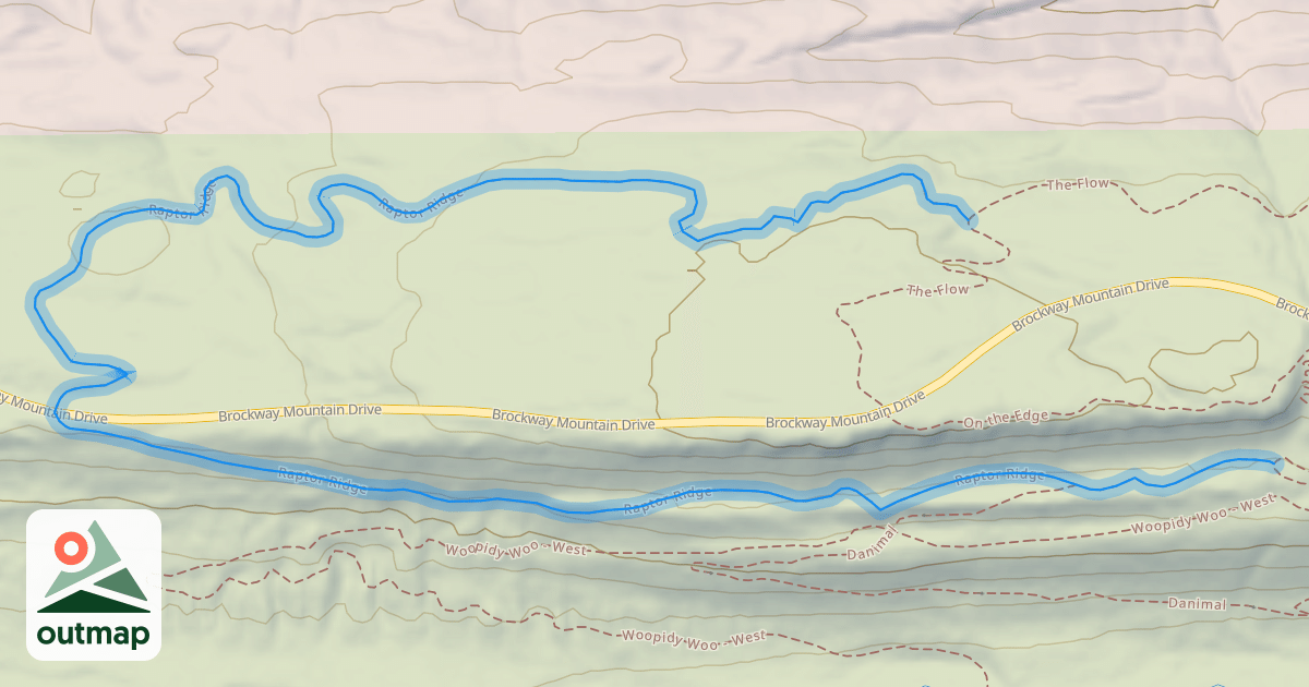 Map of Raptor Ridge