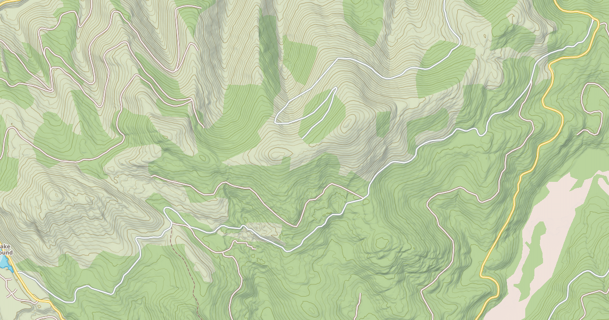 Map preview of INGALLS MTN SOUTH SIDE