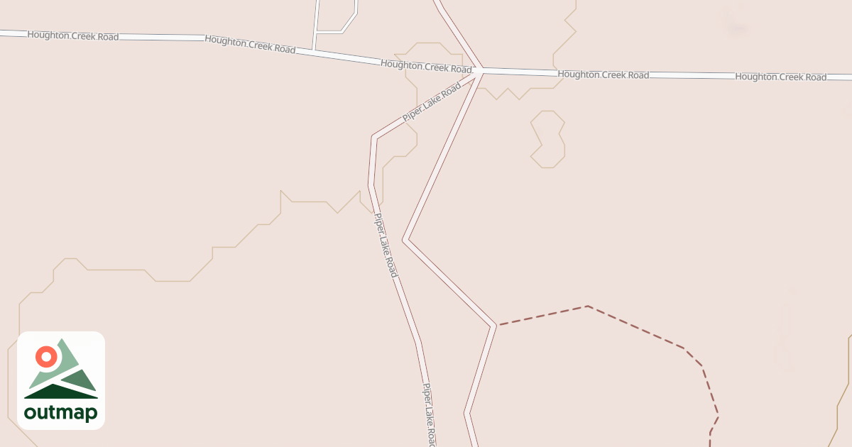 Map of Ambrose Lake To Ogemaw Hills Trail