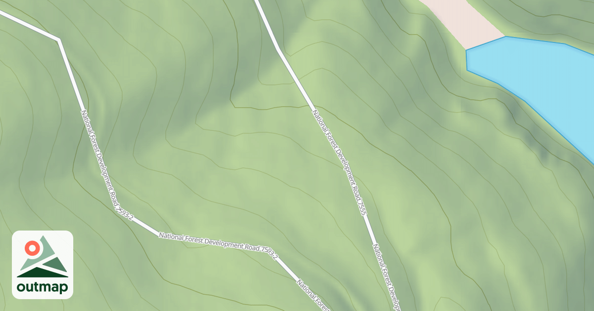 Map of Fishtrap Lake Cutoff