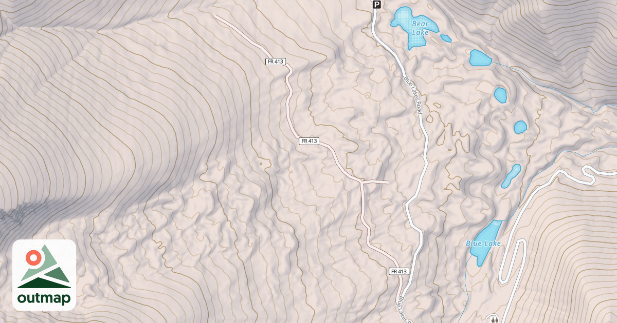 Map of STEEP MTN.
