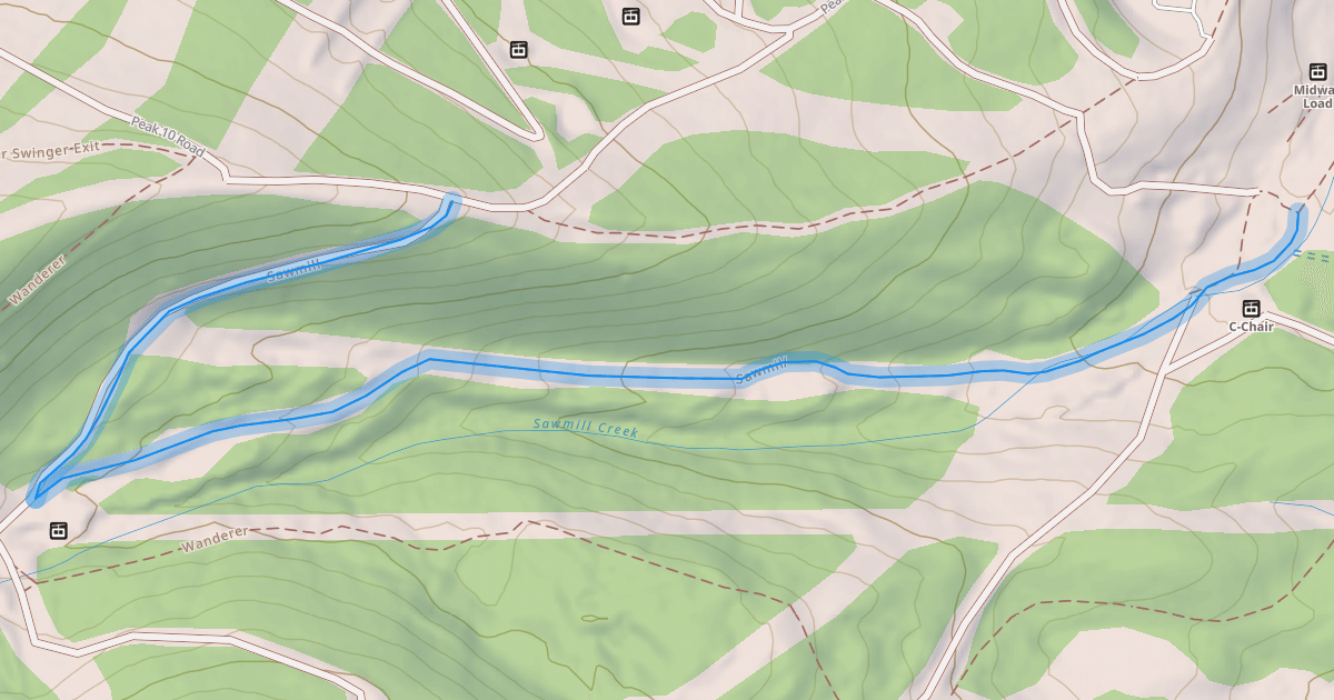 Map preview of Sawmill