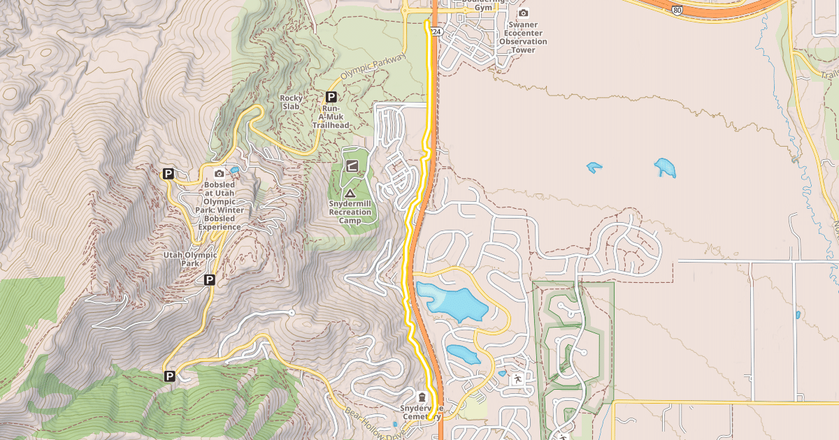 Map preview of Millenium Trail