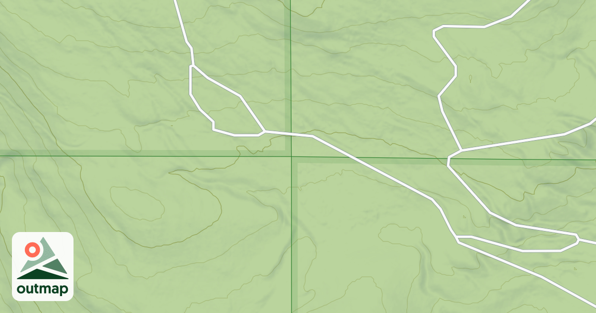 Map of SOUTH HALL MOUNTAIN A