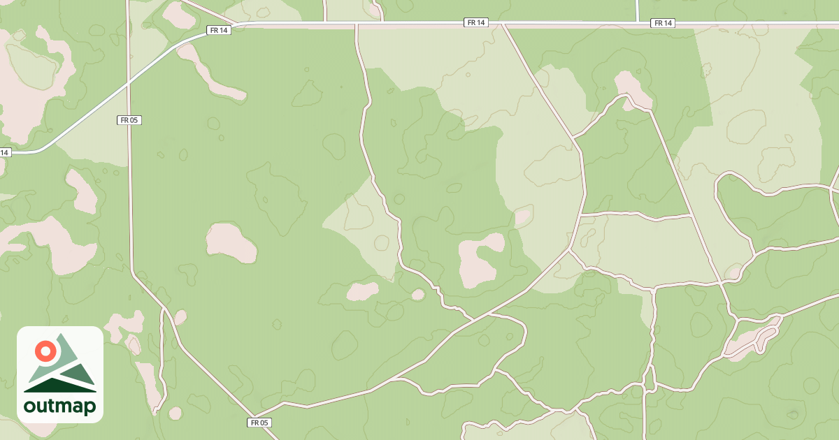 Map of USFS Motor Vehicle Use Map Roads {8B409DFB-5068-4CCC-B293-2301B602C08A}