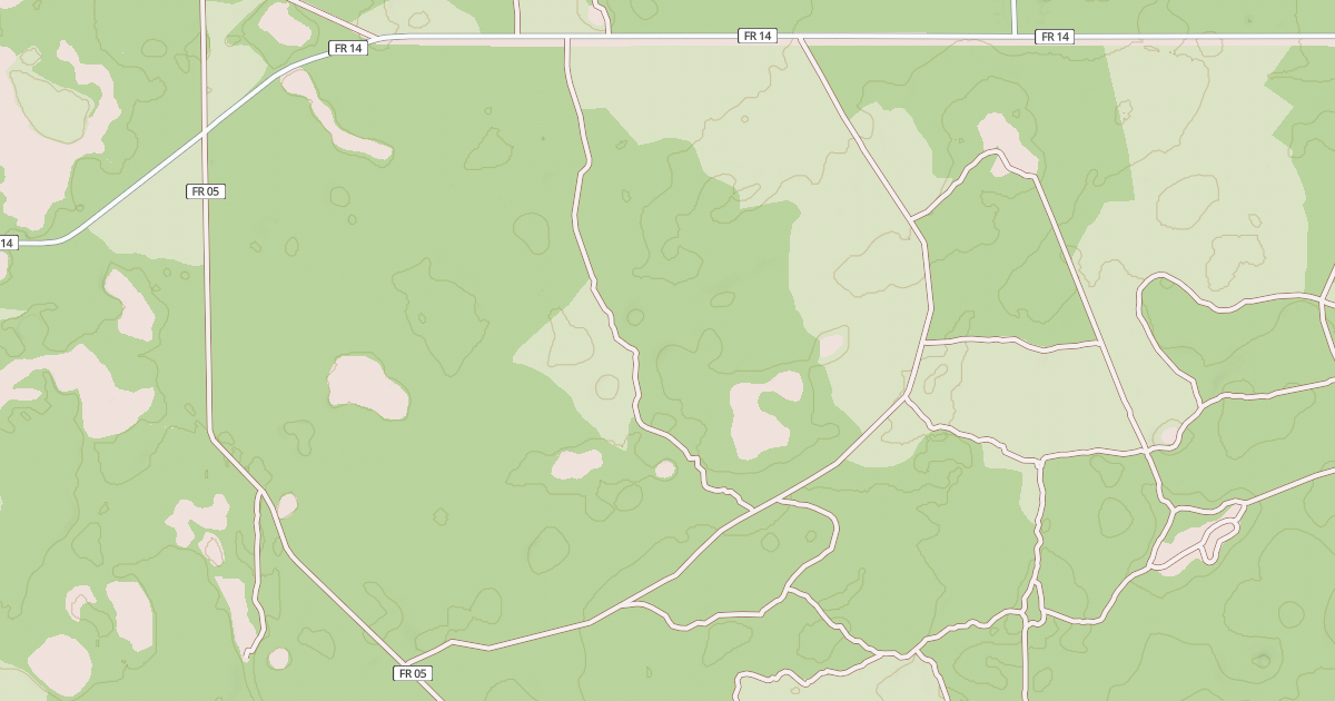 Map preview of USFS Motor Vehicle Use Map Roads {8B409DFB-5068-4CCC-B293-2301B602C08A}
