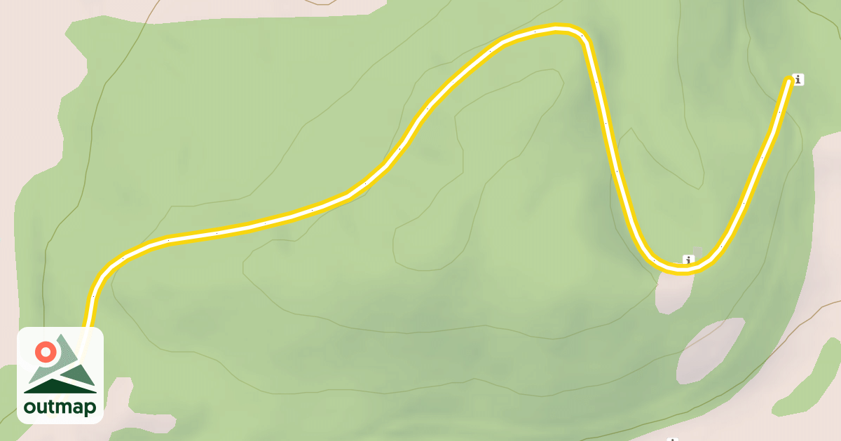 Map of Whispering Pines Trail