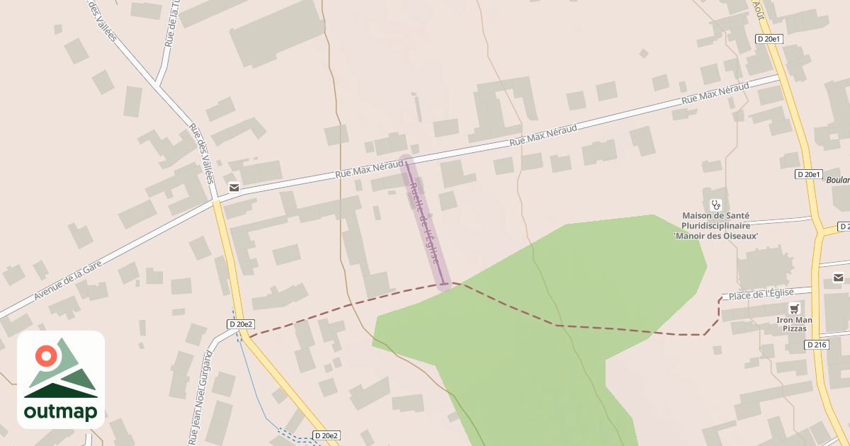 Map of Ruelle de l'Église in Seine-et-Marne