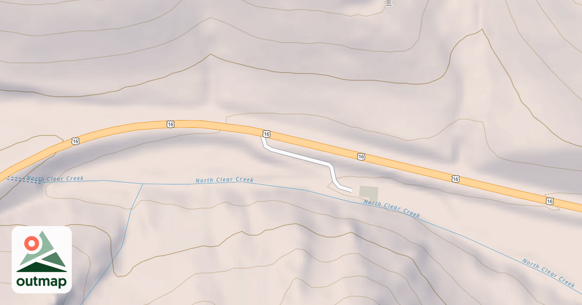 Map of N. CLEAR CRK. LOT 1