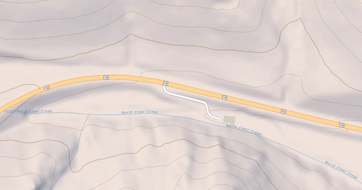 Map preview of N. CLEAR CRK. LOT 1