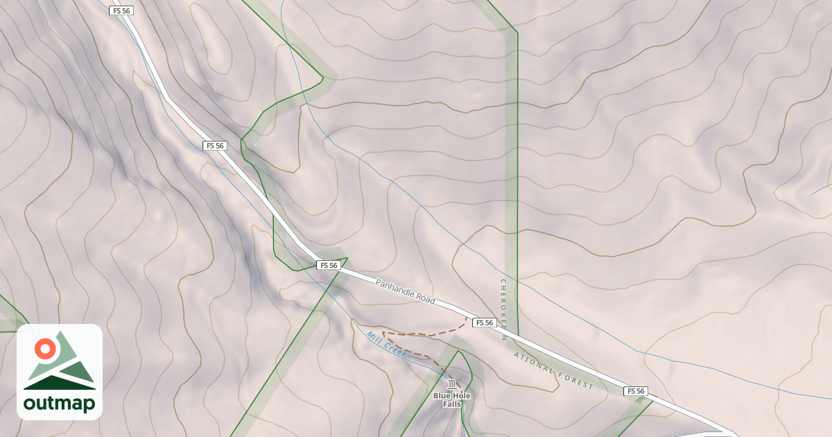 Map of MILL CREEK