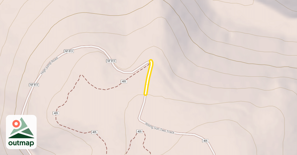 Map of Rising Sun Two Track
