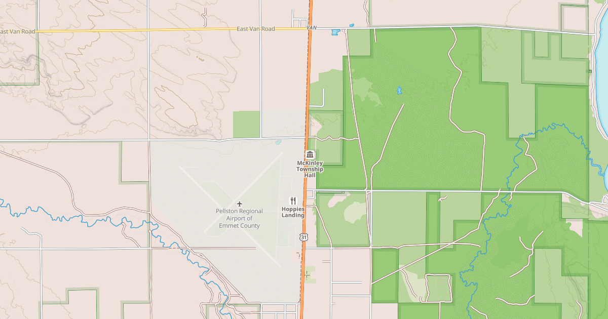 Map preview of North Western State Trail