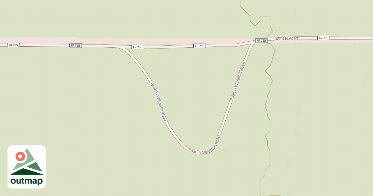 Map of ROAD H WINDMILL