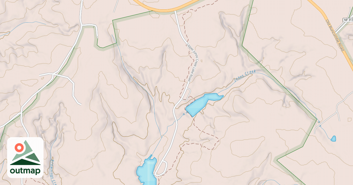 Map of WILDCAT BR. (NORTH END)